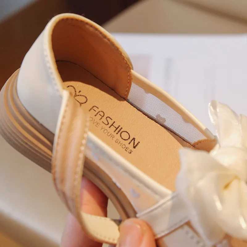 Girl Walking Shoes for Baby Girls Soft Bottom Casual Shoes Spring Autumn Bow Round Toe Princess Dress Soft Sole Non-slip ShoesT250306