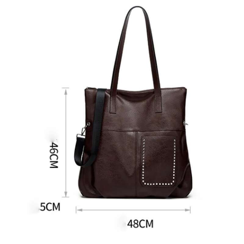 Large Capacity Soft PU Leather Women's Versatile New Women Handbag Shoulder Crossbody Tote Bag