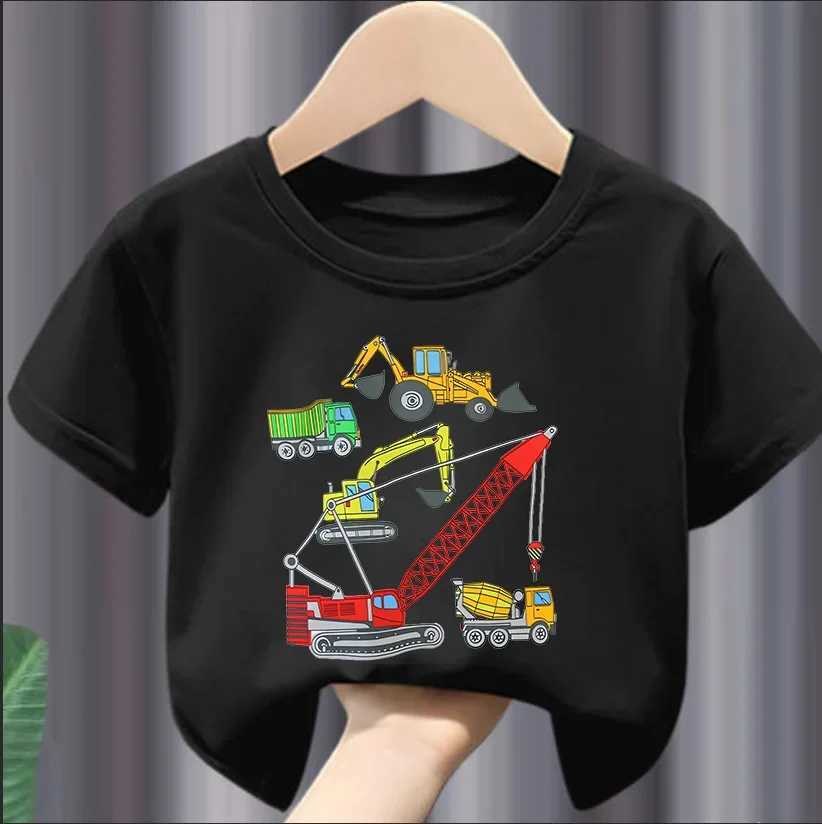 New Summer Korean Version of Childrens Short-sleeved T-shirt in The Children Modal Top Tide Boy Girl ClothesT250306