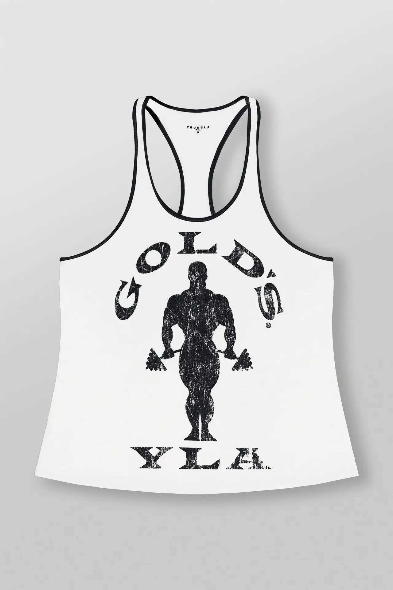 2025YA Mens New Loose Tank Top for Casual Outdoor Running Training Sports Fitness Fast Drying Breathable Cotton Printed TopT250318