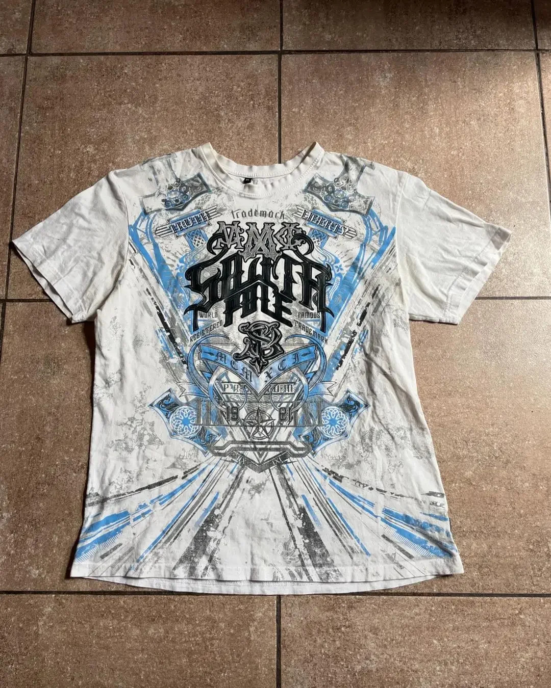 Harajuku Y2K American Gothic Skull Wings Printed T shirt Men Summer Cotton Sweatshirt Hip-hop Rap Women Tops Oversized t shirt 250306