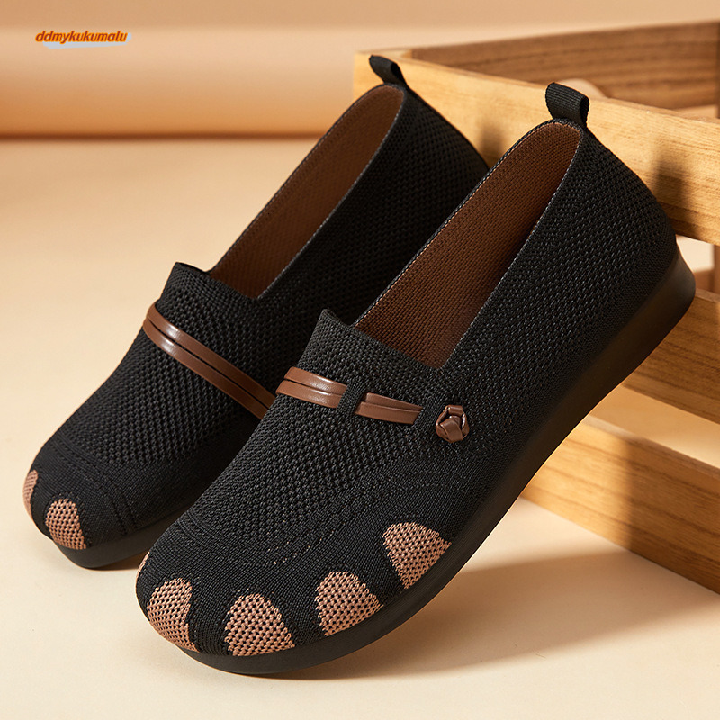 Spring 2025 New Single Temu Women's Elderly Casual Soft soled Mother's Shoes #ddmykukumalu