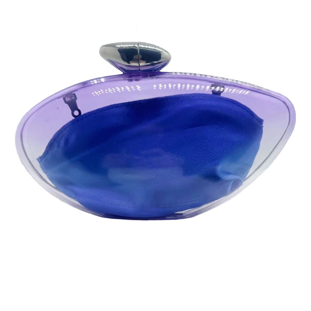 New Transparent Women, Trendy Simple Bag, Handheld Bag For Women Vintage lucite evening bag