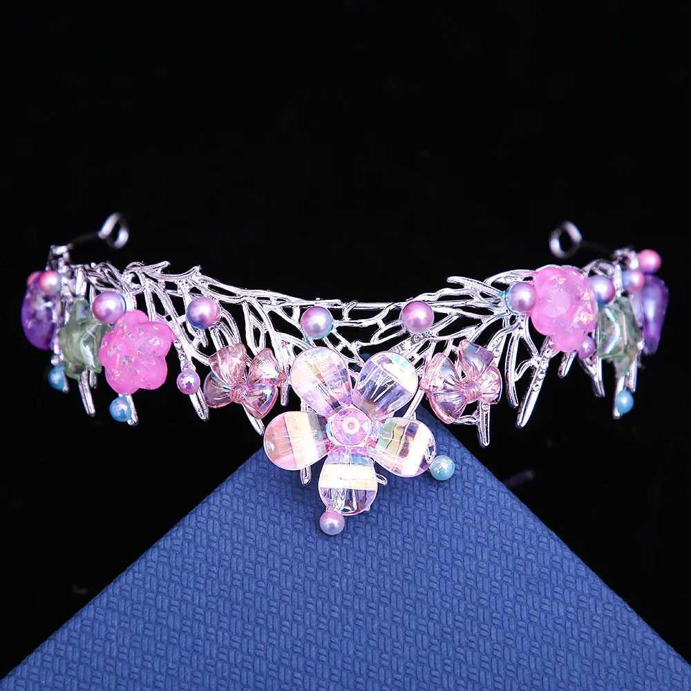 KMVEXO Mermaid Crown Halloween Ocean Style Costume Seashell Starfish Hair Accessories for Wen Girls Birthday Party Tiaras X250306