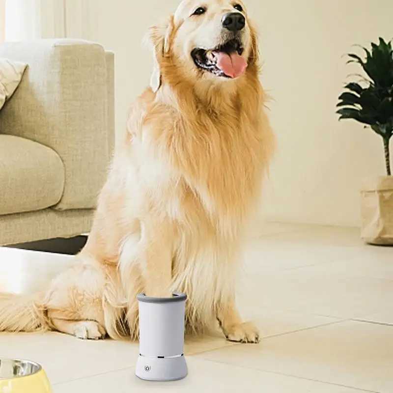 Pet Foot Washer Electrical Pet Paw Cleaner Automatic Pet Foot Cleaning Cup Portable Quick Low Noise Dog Cat Paw Cleaner M250306