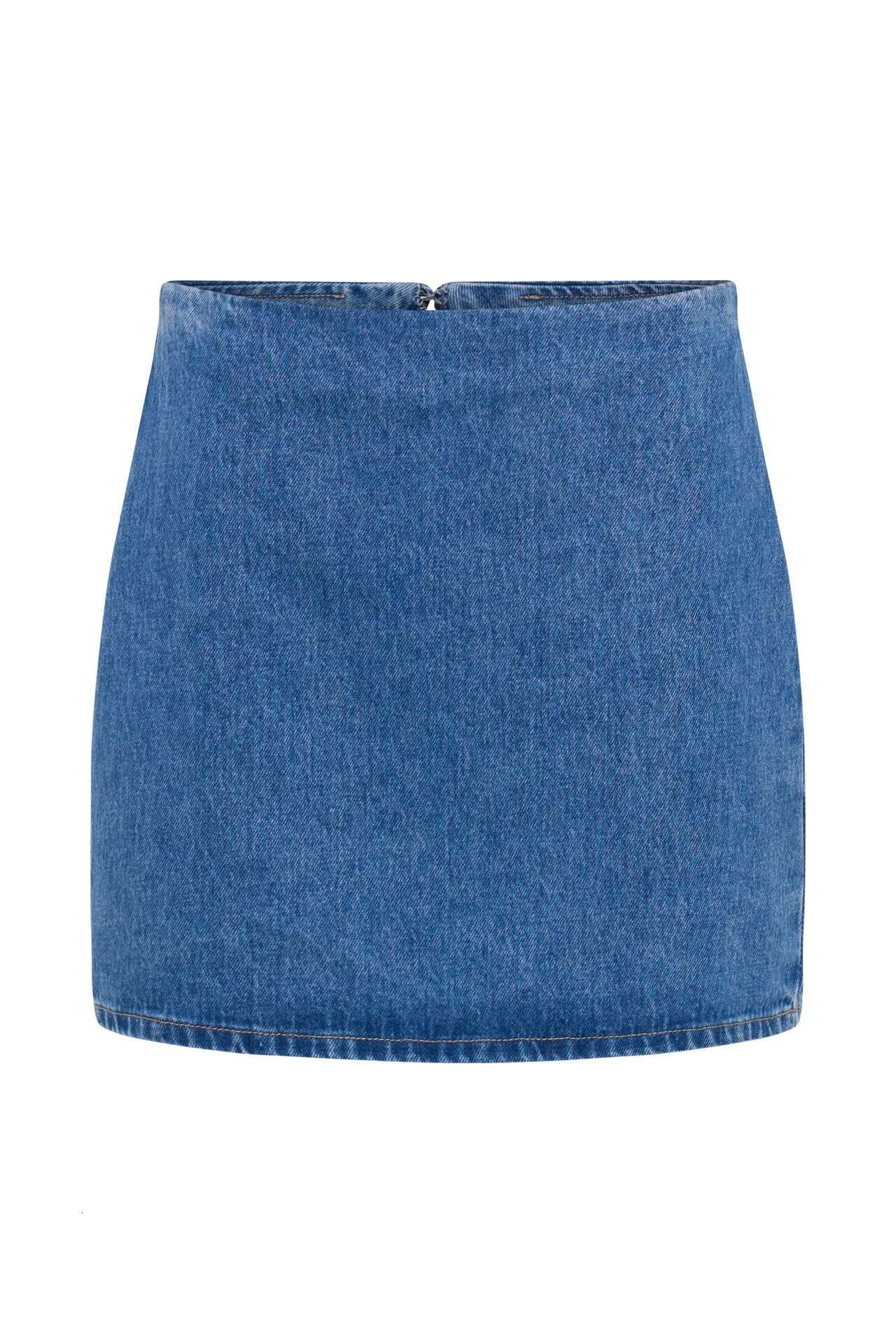 Women Denim Two Piece Sets Single-Breasted Splice Sleeve Jackets Slim Fit Straight Wrap Hip Ultra Short Skirt Female Suits