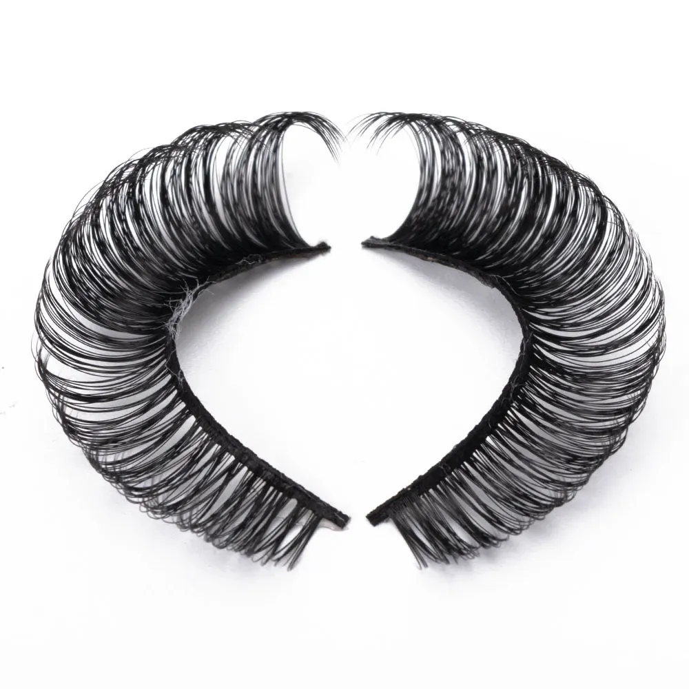 100% Handmade 25 Pairs 20-30mm 3D Faux Mink Eyelashes False Lashes Wispy Fluffy Long Eyelashes Eye Makeup faux cils