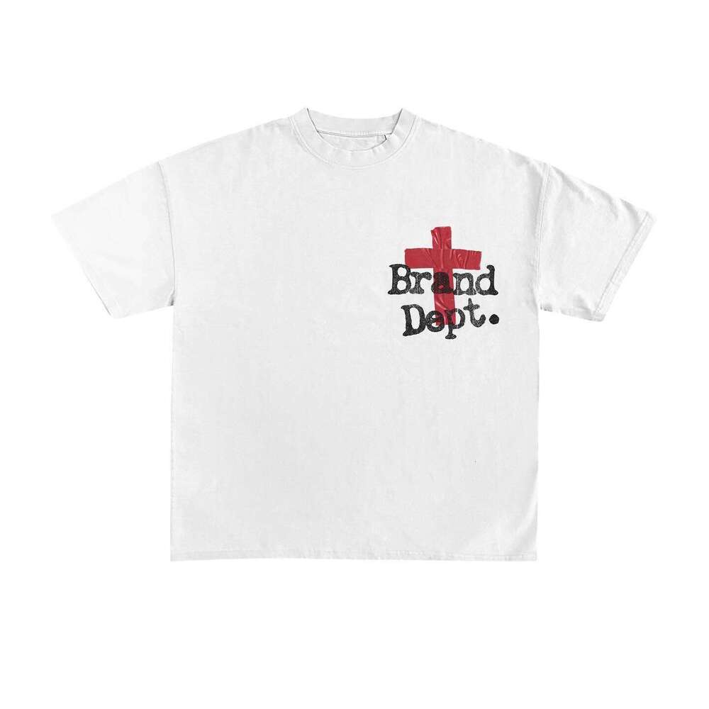 2025 New Personalized Trend Summer Fashion Men's and Women's Refreshing White T-shirt Short Sleeve gift for man