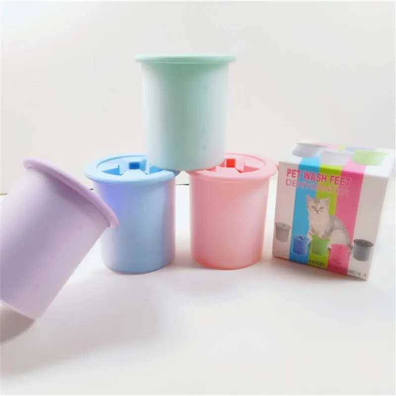 Portable Dog and Cat Claw Cleaning Cup Portable Pet Foot Cleaning Machine Dog and Cat Claw Cleaning Cup Soft Silicone Foot Cleaning Tool M250306