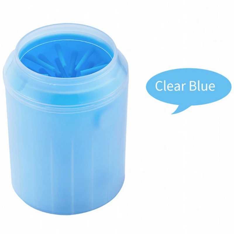 The dog paw cleaning cup is suitable for small dogs pet foot cleaning machines portable pet cats dirty paw cleaning cups and soft silicone foot cleani