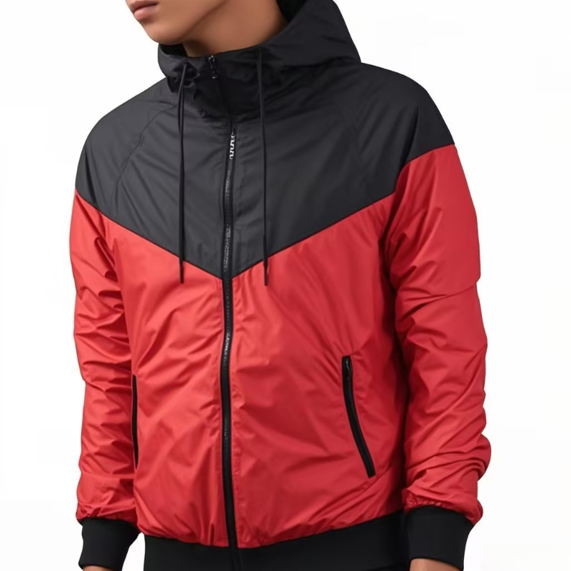 Loose Running Top Warm Hooded Jacket Windproof Sports Coat Net Side Logo Coats