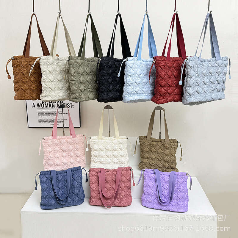 New Korean Fashion Cloud Linggetote Underarm Down Shopping Large Capacity Commuter One Shoulder Women's Bag