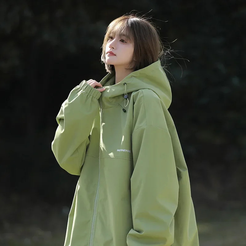 Autumn Womens Japanese Baseball Windproof Jacket Long Sleeve Single Coat High Street Harajuku Fashion Bomber 250306