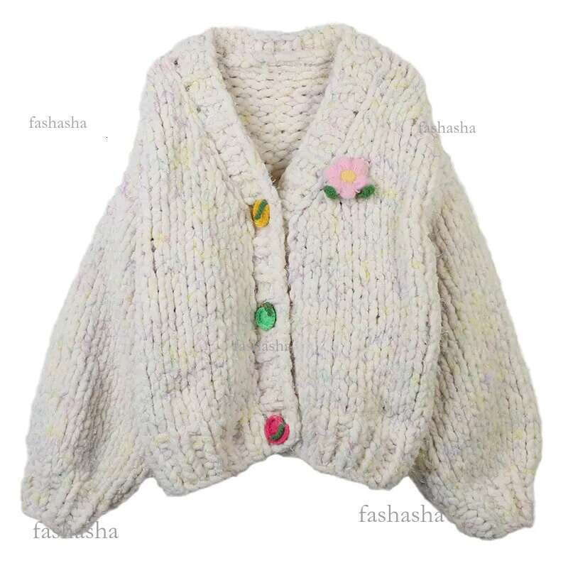 917 2023 Autumn Brand Same Style Sweater Long Sleeve V Neck Cardigan Apricot Fashion Womens Clothes High Quality Womens