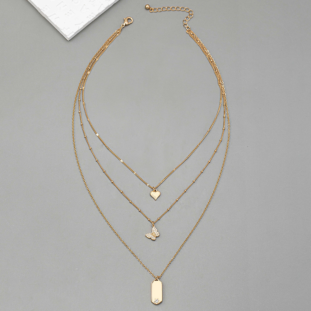 Niche Design Personality Clavicle Chain With A High Sense Of Multi-layer Pendant Necklace Women's Jewelry