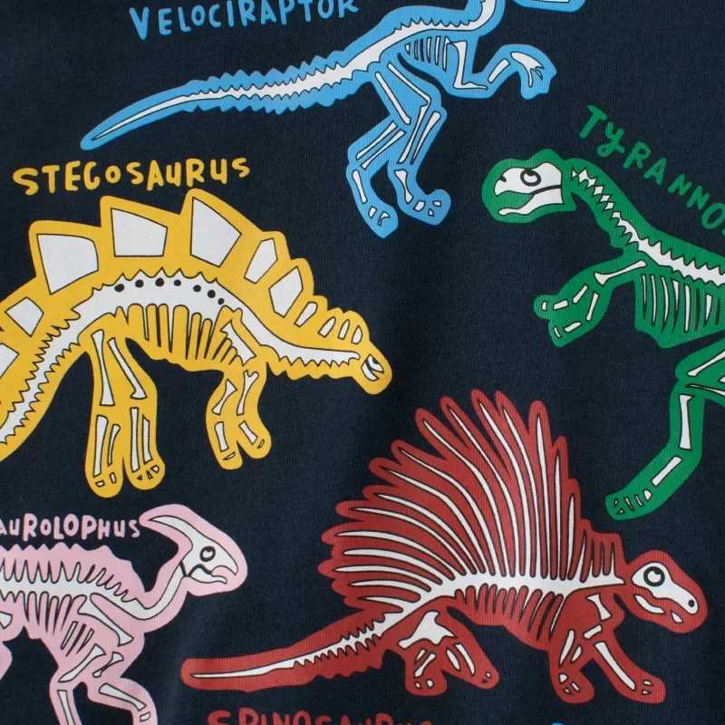 2025 Summer T-Shirt for Boys Girls Kids Short Sleeve Dinosaur Full Print Shirts Toddler Cartoon Car Cotton Tee Tops DropshippingT250306