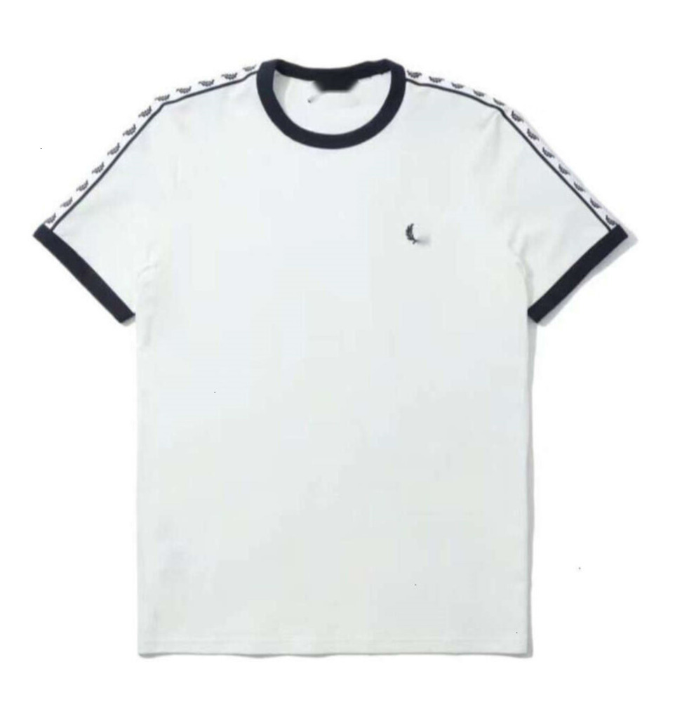 2025 Polo Perry Men Designer T-shirt Top Quality Luxury Fashion Polos Loose And Comfortable Label Classic Unisex Straight Sleeve Half fjhz