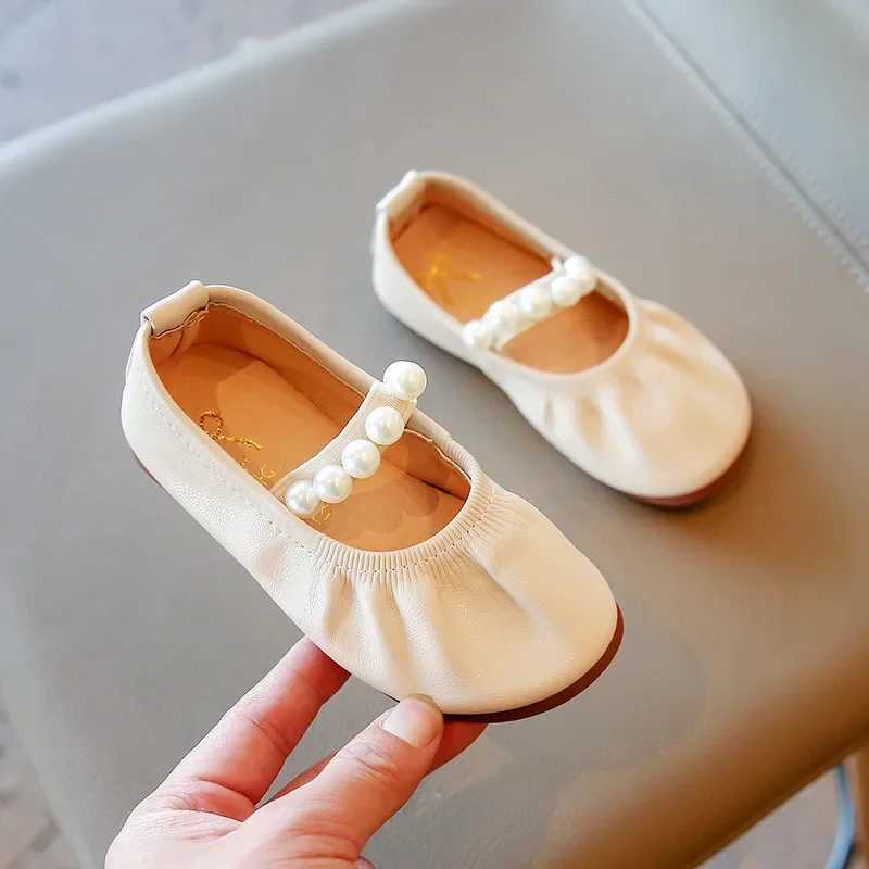 Spring Children Soft PU Shoes Girls Diamond Mary Jane Princess Flats Baby Toddler Student Casual Shoes 21-36T250306