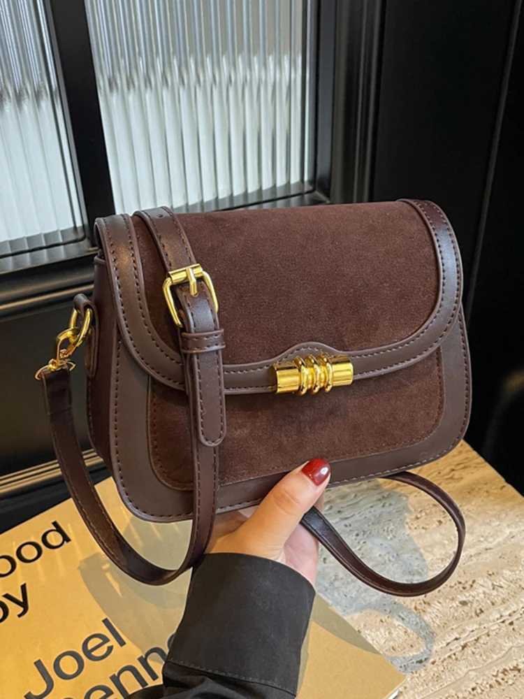 High Quality Burgundy Retro Frosted PU Splicing Crossbody Bag Ladies Multi-layer Interval Square Bags Classic Commuting Handbag Y250306