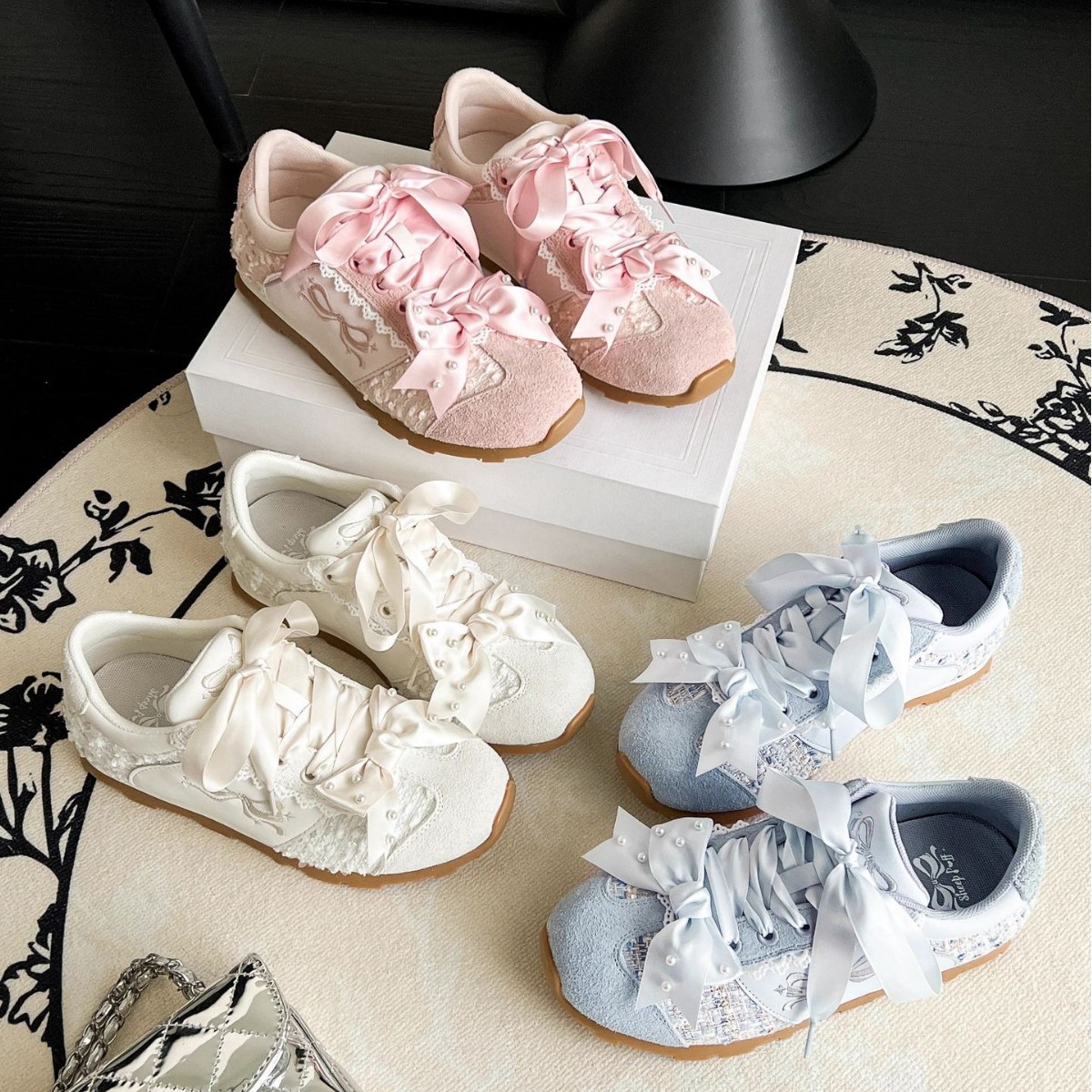 hot new free shipping deisgner shoes for womens casual shoes white pink blue Spring new thick soled outdoor casual sports shoes