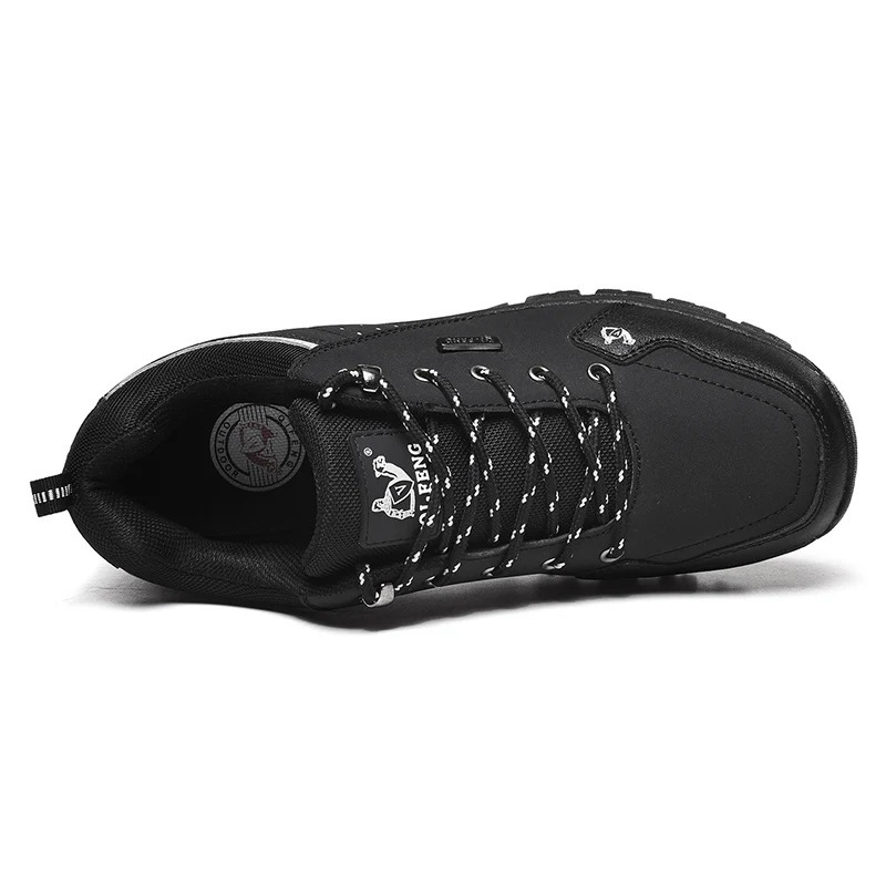 Fashion Black Shoes Men Women Outdoor Sports Shoes Wear Resisting Hiking Boots Casual Sneakers for Man Trekking Footwear 250228
