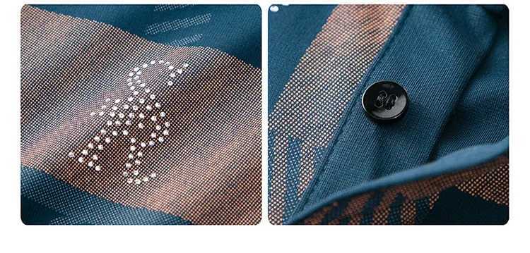 2025 Summer New Style Mens Middle-aged and Young Lapel Roman Cloth Printing Fashion Trend Short-sleeved T-shirt POLO Shirt X250306