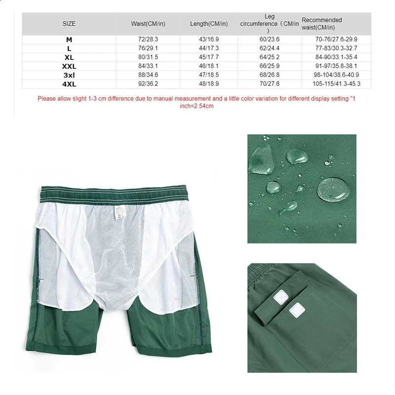 Men Swimwear Swimsuit Swimming Trunks Mens Swim Briefs Maillot De Bain Homme Bathing Suit Surf Beach Wear Man Board Shorts 250306