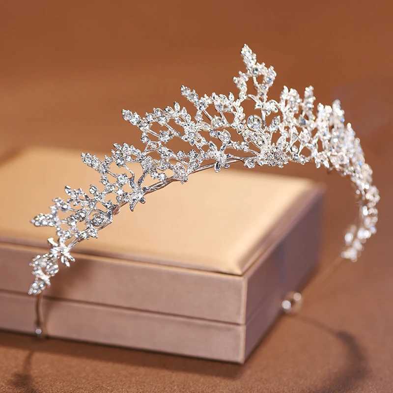 Description Bridal wear Silver-colour Exquisite Style Classical Ladies Crown For Wedding X250306