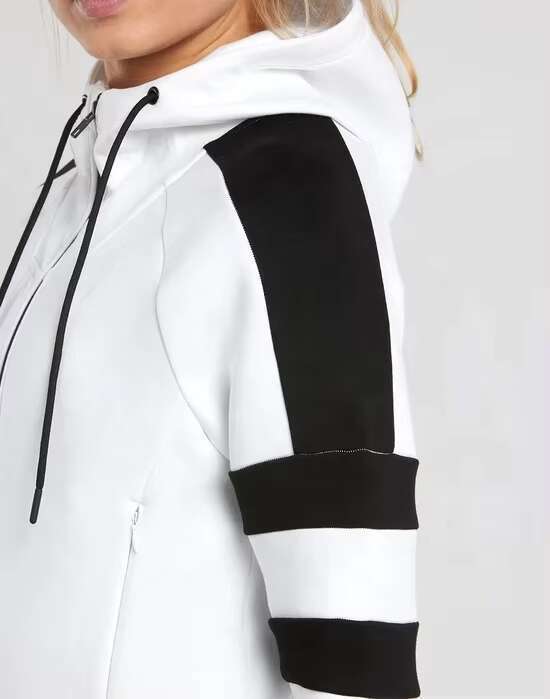 Eent Quality 100% Cotton Women's Hoodies & Sweatshirts Zip Up