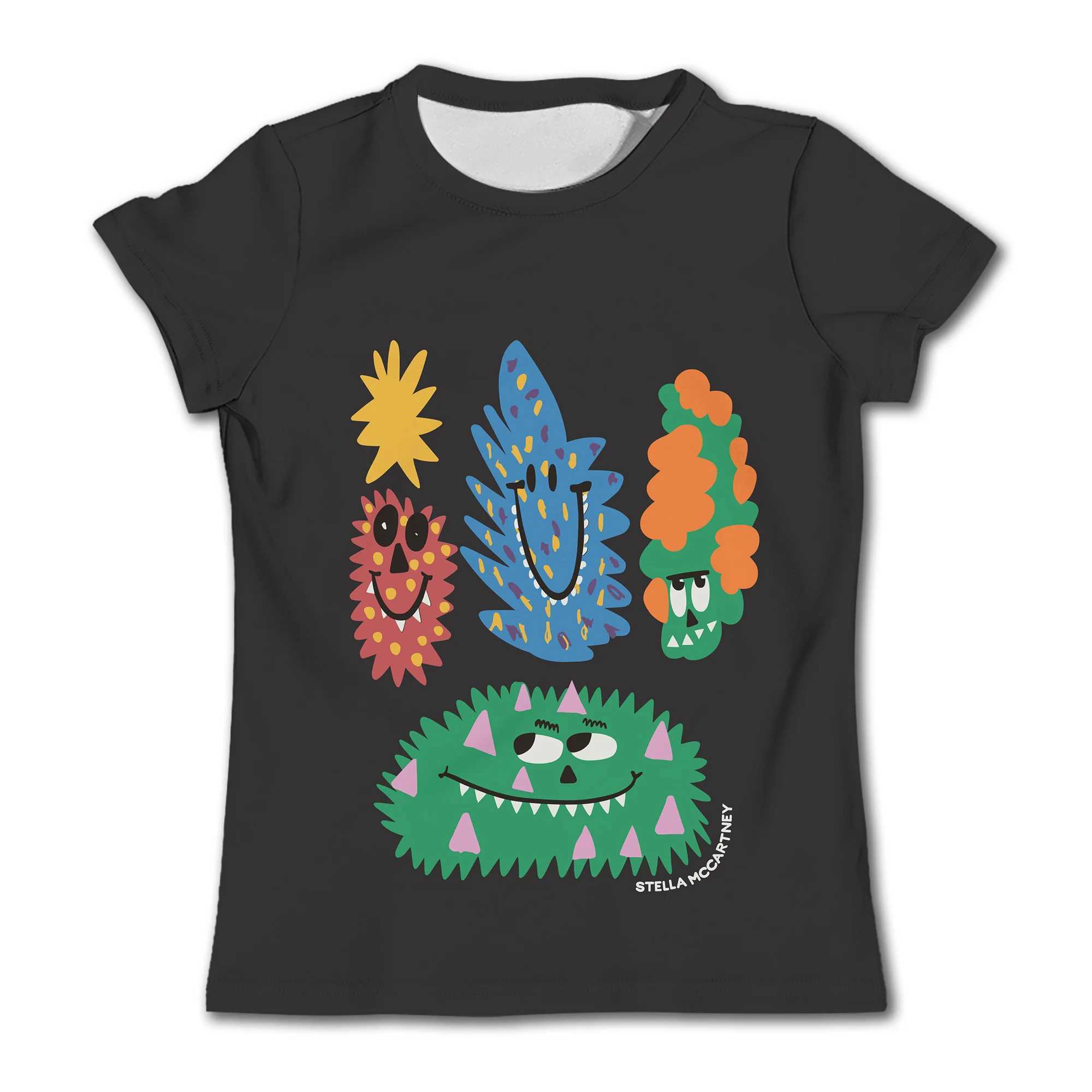 Girls T-shirt Cheap Clothes Cartoon Jellyfish Short Sleeve Children Top Casual Clothing Kids T Shirts Sale Summer Boy TshirtsT250306