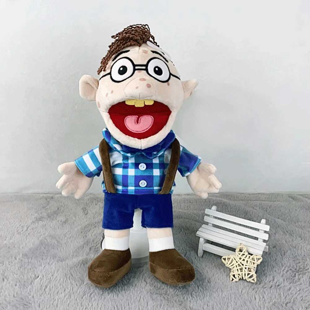 Free shipping Jeffy Hand Puppet Children Talk Show Party Props Christmas Plush Cody Junior Penelope Soft Doll Toys