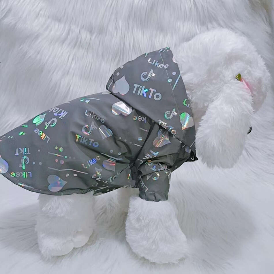 New Instagram Trendy Pet Windbreaker Dog Cat Coat Schnauzer Teddy Fighting Clothing