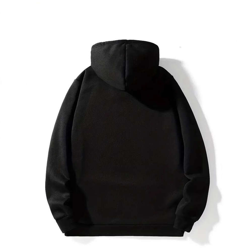 Sweatshirt printed pattern long sleeved pullover hooded jacket street trend y2k gift for man