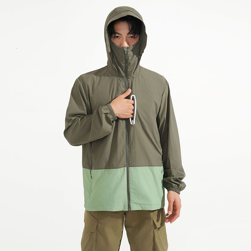 tracksuit Outdoor sports men's summer ice skin cool UPF50+hardcore sun protection clothing women's UV resistant breathable jacket