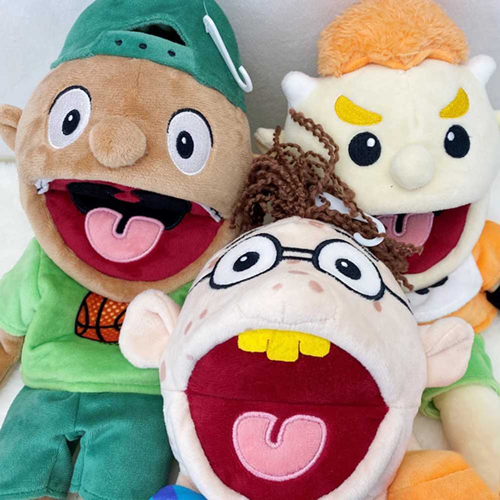 Free shipping Jeffy Hand Puppet Children Talk Show Party Props Christmas Plush Cody Junior Penelope Soft Doll Toys