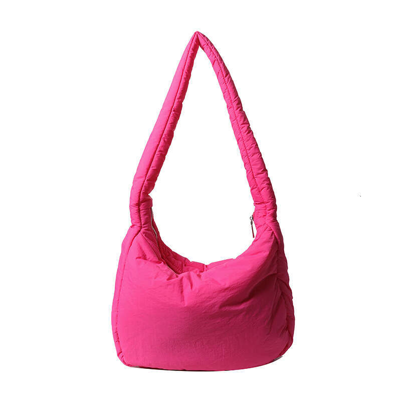 Solid Color Nylon Women's New Korean Version Simple Large Capacity Shoulder Versatile Casual Crossbody Bag