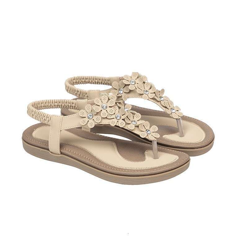 Yasirun New Bohemian Casual Water Diamond Women's Shoes Flat Sandals Wedge Fashion Women 0001