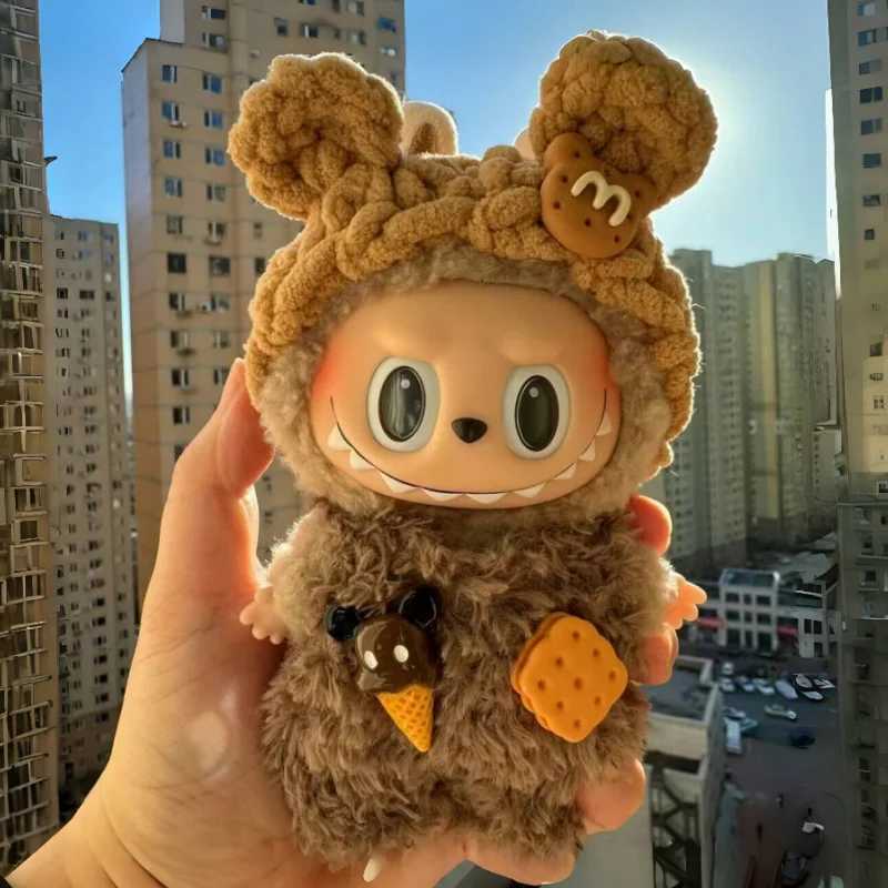 Hot 17cm Labubu Doll Only Clothes Fashion Clothes Hoodies Doll Clothes Color Doll Accessories Cute Decoration Little Clothes T250306