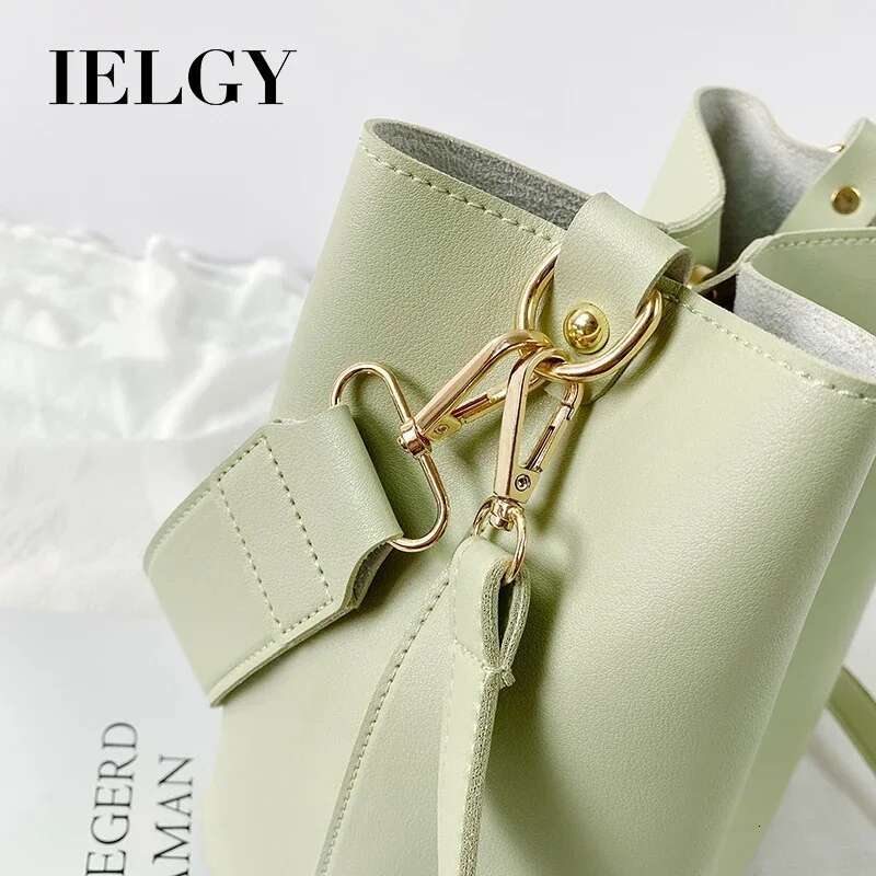 IELGY Shoulder Bag Bucket Shape Crossbody Bag For Women Fashion Capacity: Can Put Case Iphone 12 Pro Max