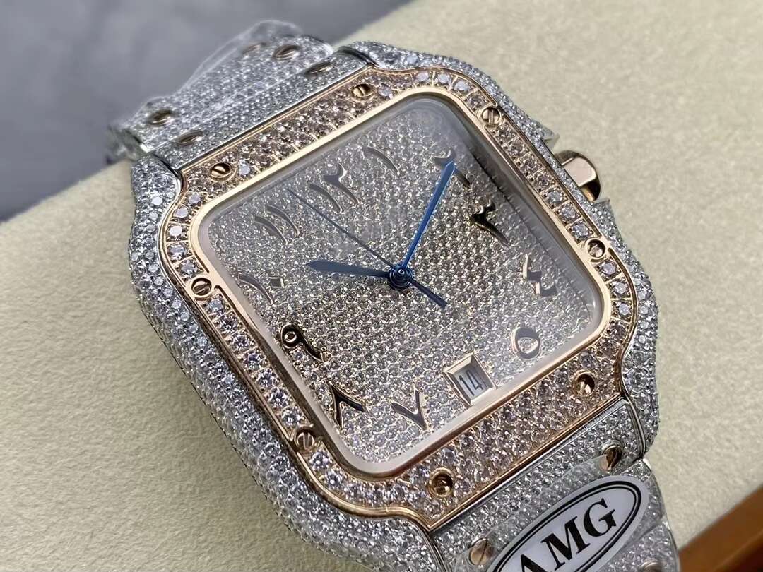 Design nical VVS Moissanite Zircon Watch