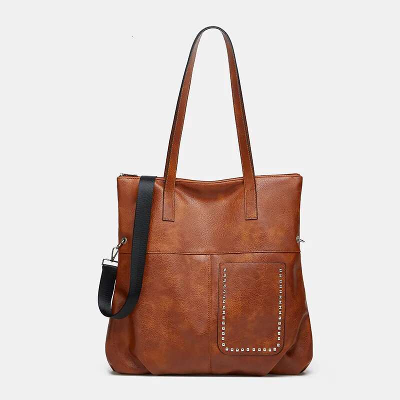 Large Capacity Soft PU Leather Women's Versatile New Women Handbag Shoulder Crossbody Tote Bag
