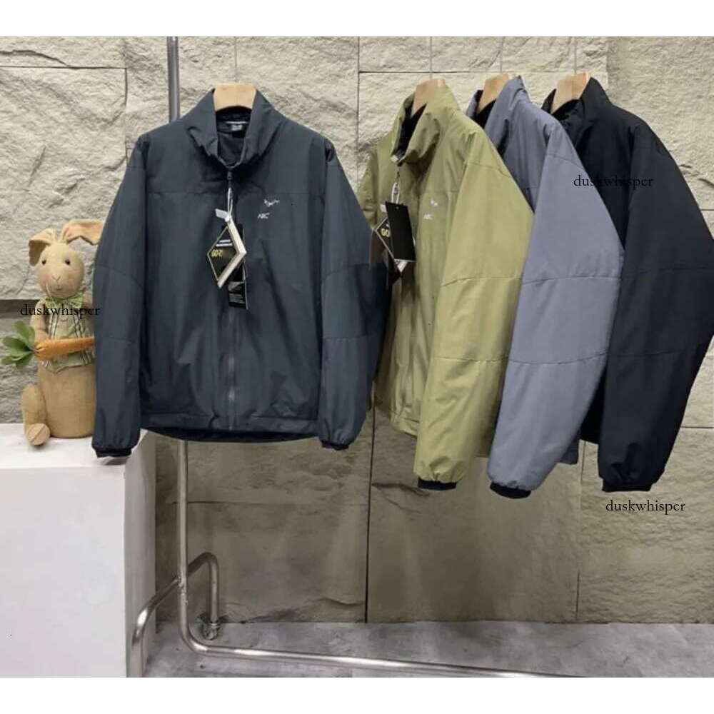 Arcs outdoor jacket mens arcterxys jacket cardigan windbreaker coat designer zipper sweatshirt Atom LT waterproof cotton clothing printing thicken jackets 819