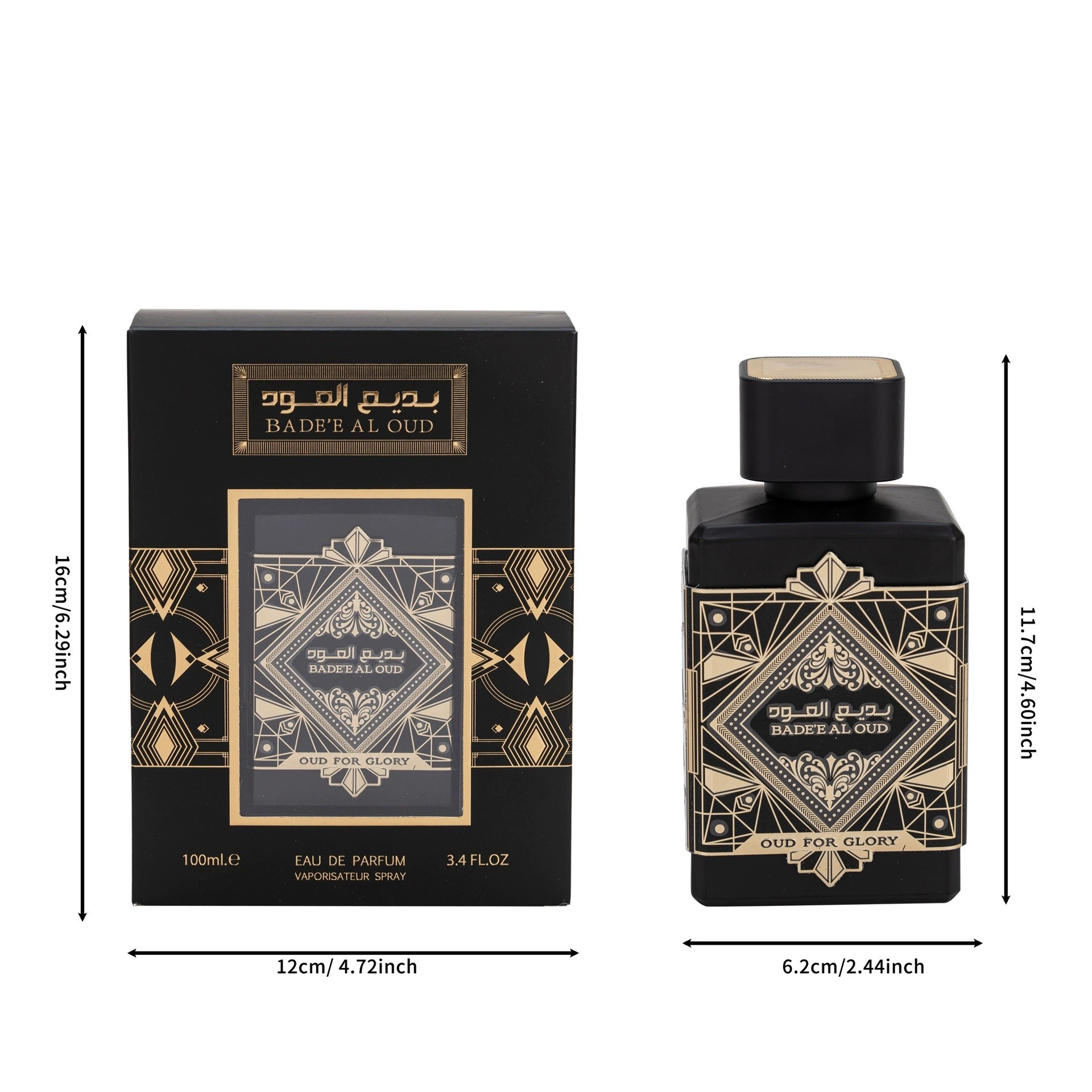 Oud For Glory Perfume 100ml Men Woman Fragrance Eau De Parfum 3.4oz Long Lasting Smell EDP Body Spray Cologne Mist Good Quality