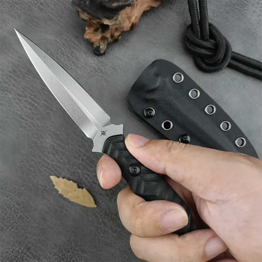 NEW USA TOOR High Quality Knife Fixed Blade Knife D2 Blade G10 Hand with Kydex Sheath Outdoor EDC Cam Hunting Hiking ToolXJ250307