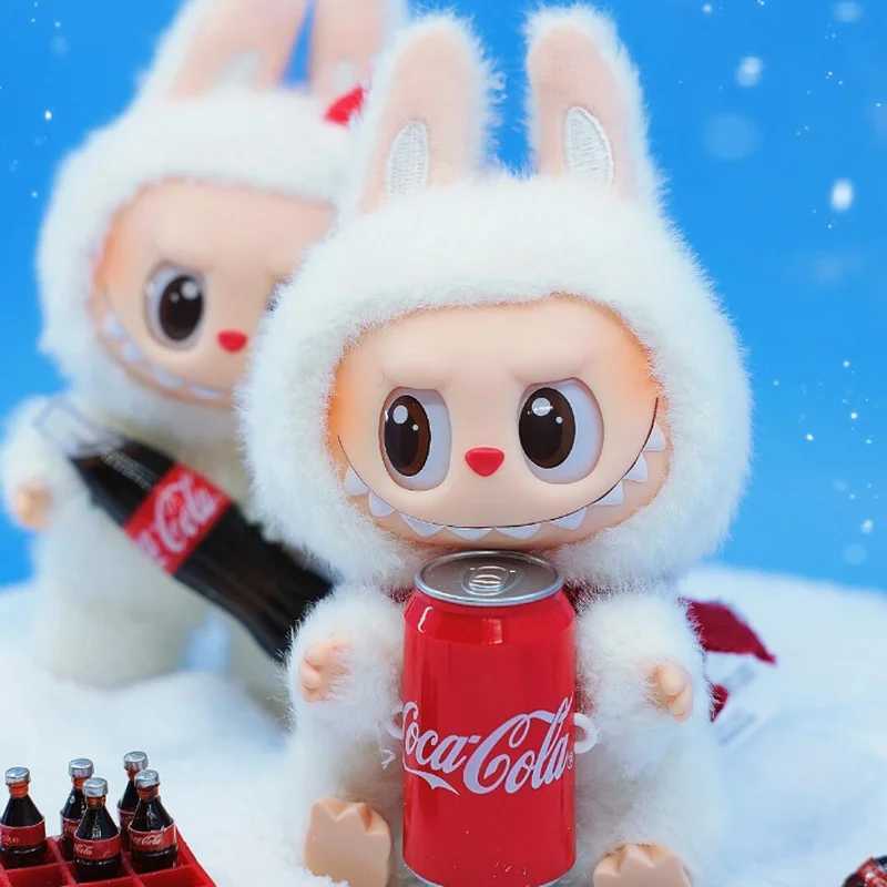 The Monsters Labubu Cola Series Blind Box Keyring Pendant Kawaii Labubu Keychain Birthday Gift Kid Toys Mystery Box 1 1 ReplicaC250307