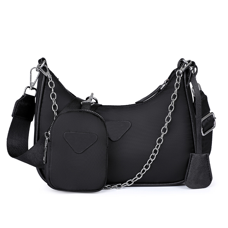 Designer Women Fashion Black Nylon Small CrossBody Bags