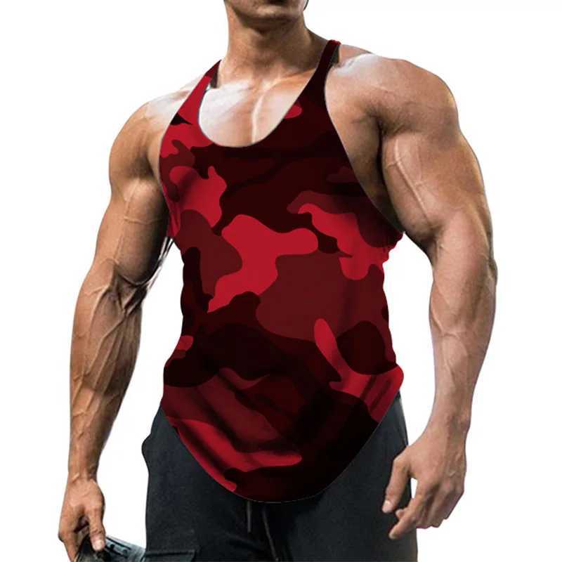 Summer Mens Gym Stringer Y Back Tank Tops Male Bodybuilding Sleeveless T shirt Cotton Fitness Vest Muscle Singlets Workout TopsT250318