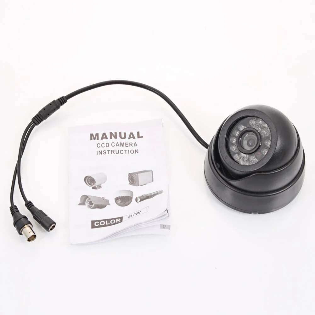 1200TVL 3.6mm 24 LED Outdoor Security IR Night Vision CCTV Monitor CMOS COLOR NTSC Lens Dome Camera