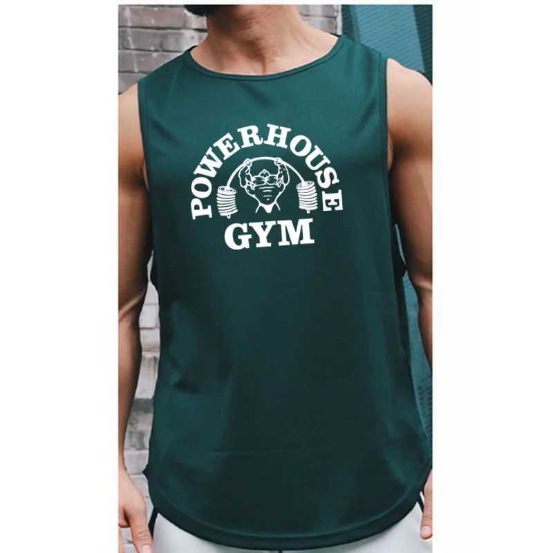 Outdoor Fitness Sports Mens Vest Casual Comfortable Sleeveless Tees Fashion Breathable Gym T-shirt Man Street Hip Hop Tank TopT250318