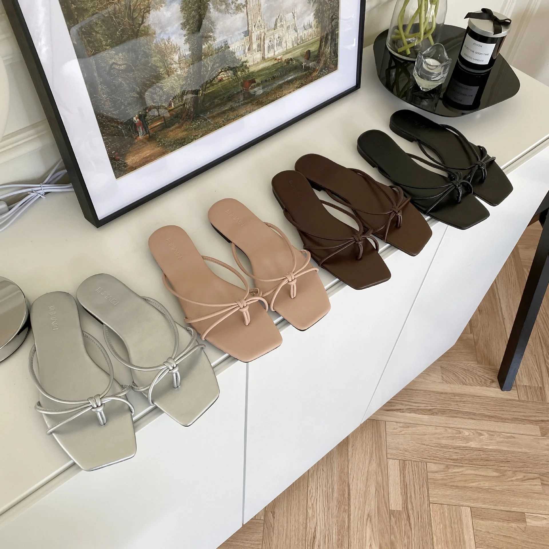 Shoes Wen Summer Slides Low Slippers Rubber Flip ps Soft Designer 2024 Haiian Flat Casual Re Head Heel Y250306